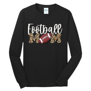 Football Mom Leopard Tall Long Sleeve T-Shirt