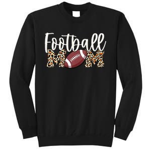 Football Mom Leopard Tall Sweatshirt