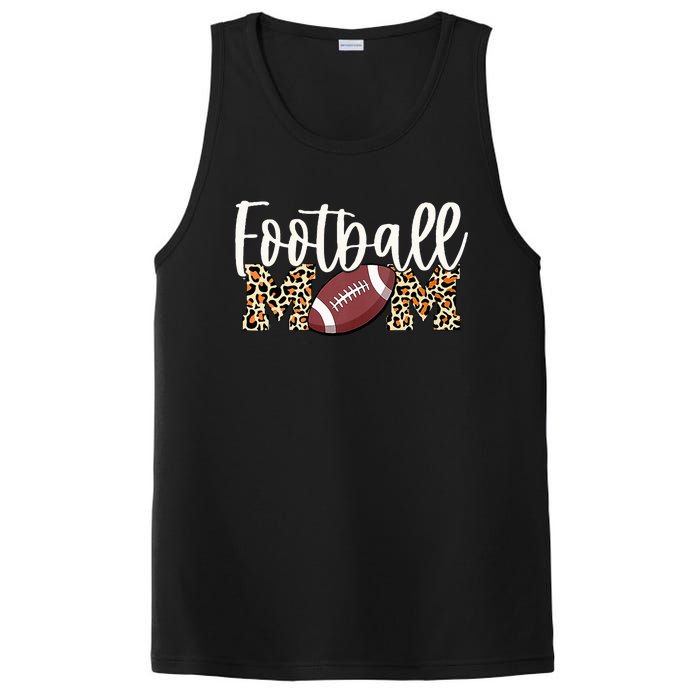 Football Mom Leopard PosiCharge Competitor Tank