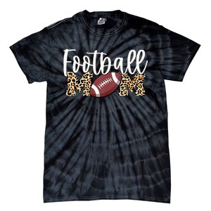 Football Mom Leopard Tie-Dye T-Shirt