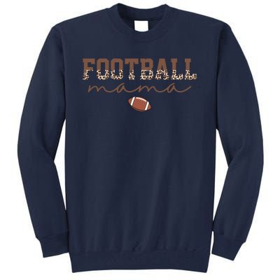 Football Mama Leopard Tall Sweatshirt