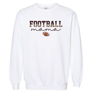 Football Mama Leopard Garment-Dyed Sweatshirt