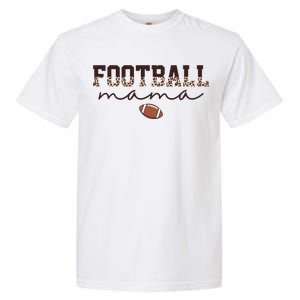 Football Mama Leopard Garment-Dyed Heavyweight T-Shirt