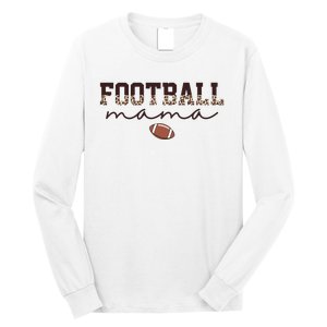 Football Mama Leopard Long Sleeve Shirt