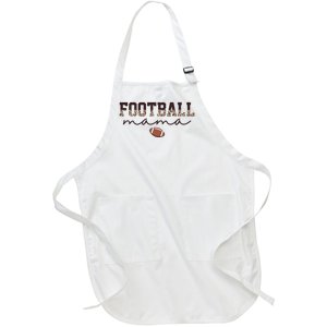 Football Mama Leopard Full-Length Apron With Pockets