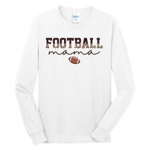 Football Mama Leopard Tall Long Sleeve T-Shirt