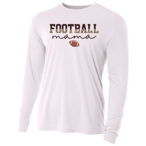 Football Mama Leopard Cooling Performance Long Sleeve Crew