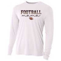 Football Mama Leopard Cooling Performance Long Sleeve Crew