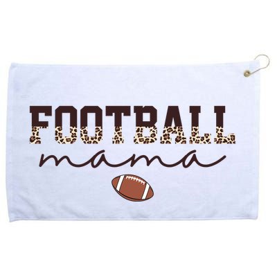 Football Mama Leopard Grommeted Golf Towel
