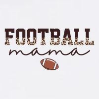 Football Mama Leopard Kids Sweatshirt