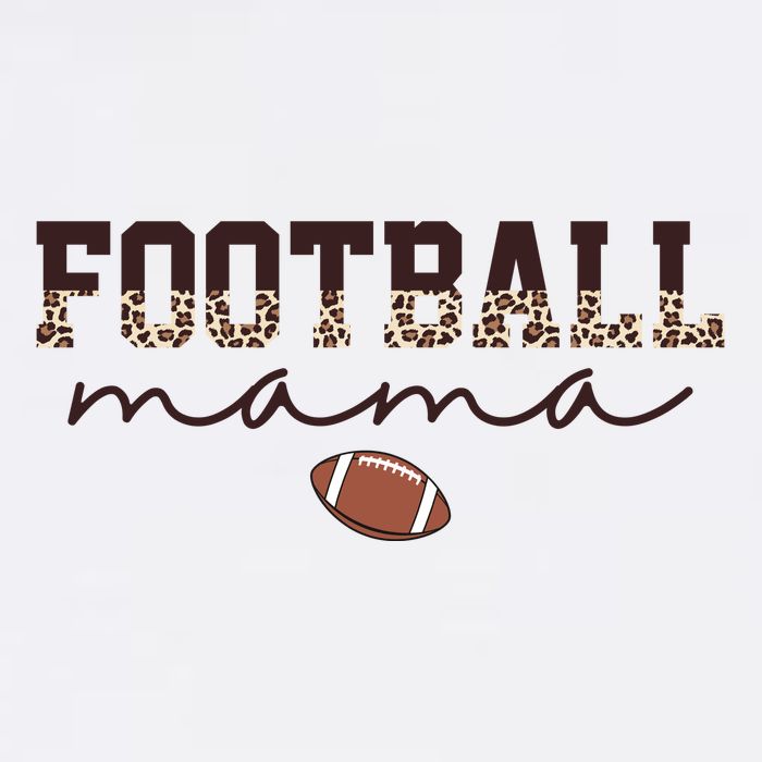 Football Mama Leopard Kids Sweatshirt