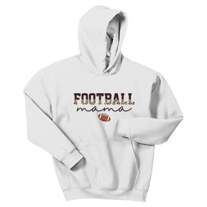 Football Mama Leopard Kids Hoodie