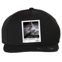 Fake Moon Landing Hoax Conspiracy Theory Funny Wool Snapback Cap