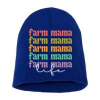 Farm Mama Life Farm Mother Proud Farmer Gift Short Acrylic Beanie