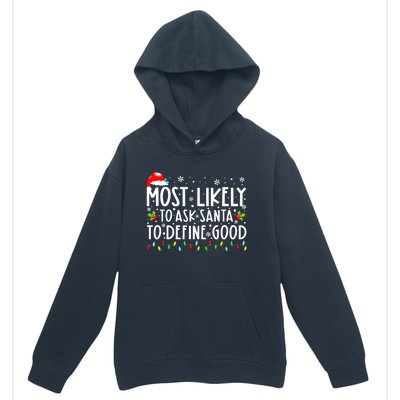 Funny Most Likely To Shoot The Reindeer Family Christmas Urban Pullover Hoodie