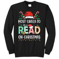 Funny Most Likely To Read Books On Christmas Funny Christmas Sweatshirt