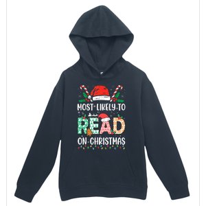 Funny Most Likely To Read Books On Christmas Funny Christmas Urban Pullover Hoodie