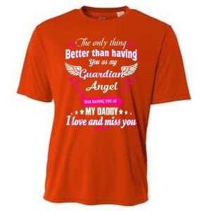 For Mem Loss Daddy Loving Memorial My Daddy In Heaven Cool Gift Cooling Performance Crew T-Shirt