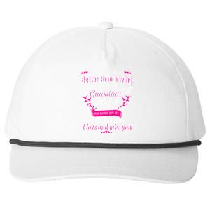 For Mem Loss Daddy Loving Memorial My Daddy In Heaven Cool Gift Snapback Five-Panel Rope Hat