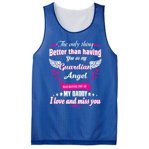 For Mem Loss Daddy Loving Memorial My Daddy In Heaven Cool Gift Mesh Reversible Basketball Jersey Tank