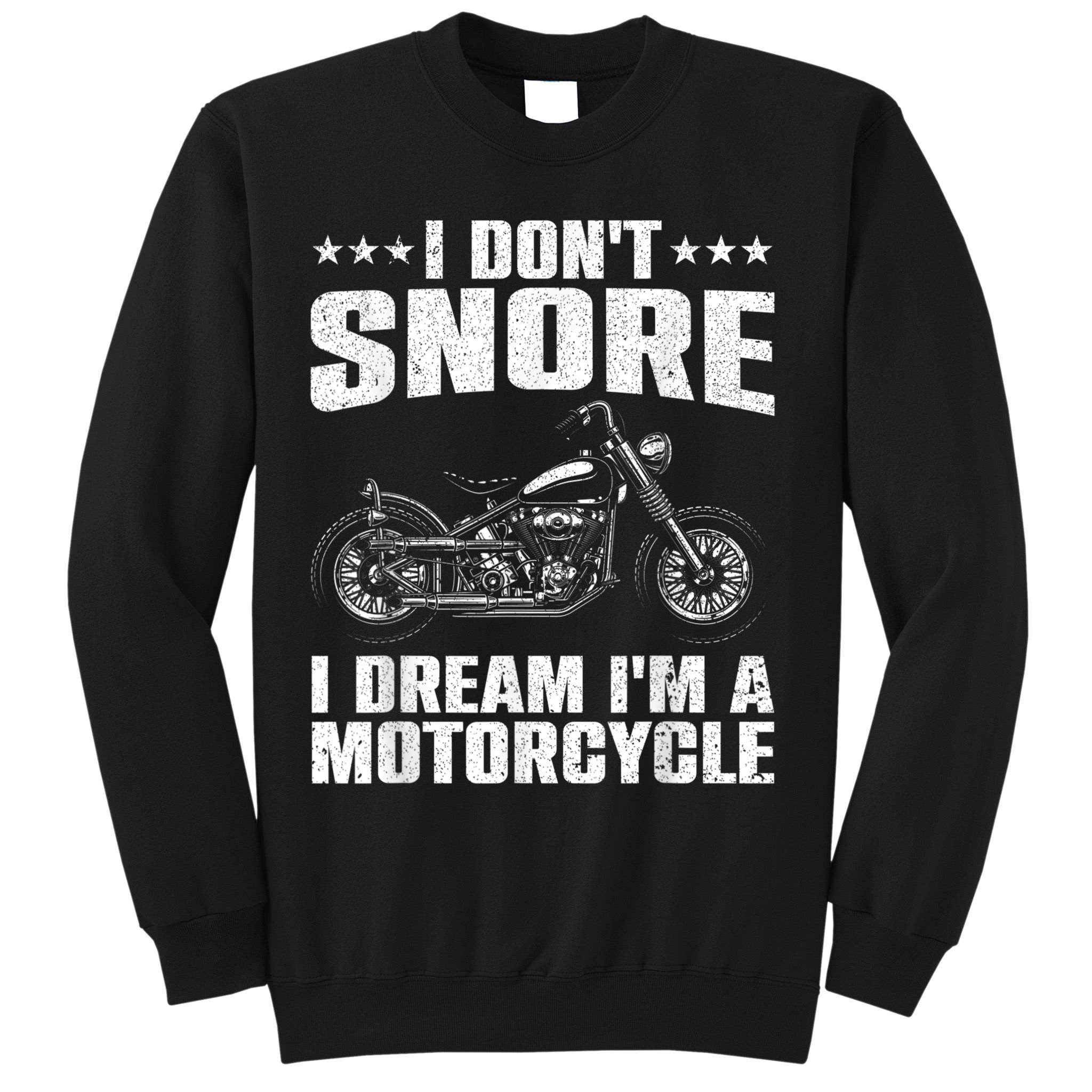 Funny Motorcycle Lover Graphic Women Men Motorbike Rider Sweatshirt