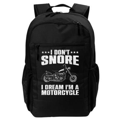 Funny Motorcycle Lover Graphic Women Men Motorbike Rider Daily Commute Backpack