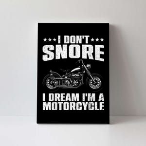 Funny Motorcycle Lover Graphic Women Men Motorbike Rider Canvas