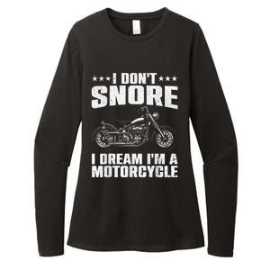 Funny Motorcycle Lover Graphic Women Men Motorbike Rider Womens CVC Long Sleeve Shirt