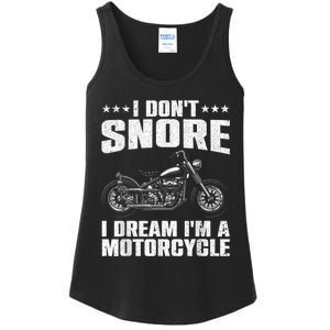 Funny Motorcycle Lover Graphic Women Men Motorbike Rider Ladies Essential Tank