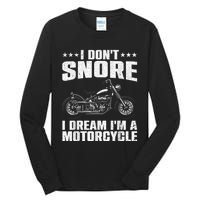 Funny Motorcycle Lover Graphic Women Men Motorbike Rider Tall Long Sleeve T-Shirt