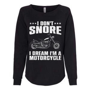 Funny Motorcycle Lover Graphic Women Men Motorbike Rider Womens California Wash Sweatshirt