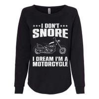 Funny Motorcycle Lover Graphic Women Men Motorbike Rider Womens California Wash Sweatshirt