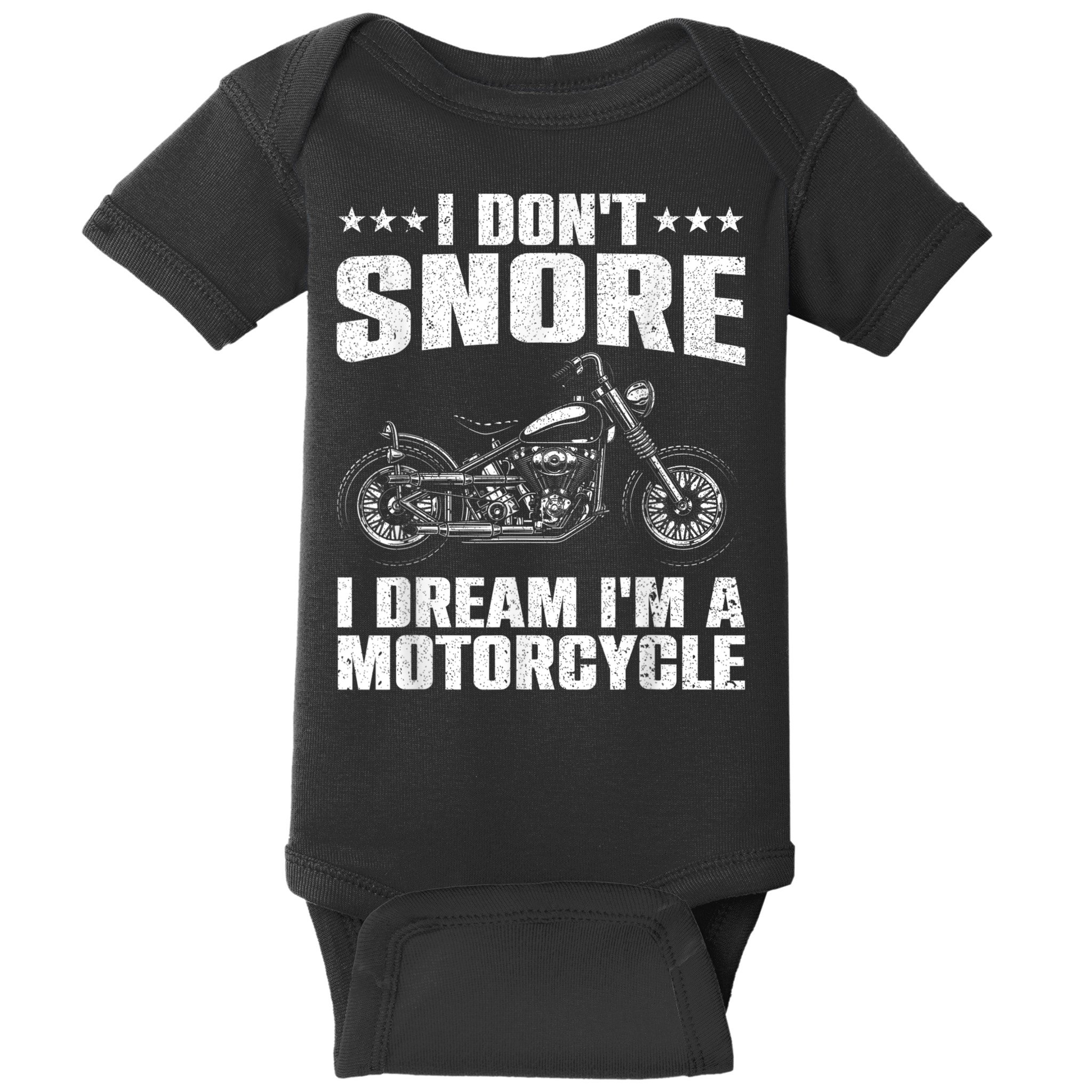 Funny Motorcycle Lover Graphic Women Men Motorbike Rider Baby Bodysuit