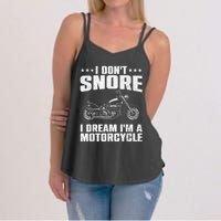 Funny Motorcycle Lover Graphic Women Men Motorbike Rider Women's Strappy Tank