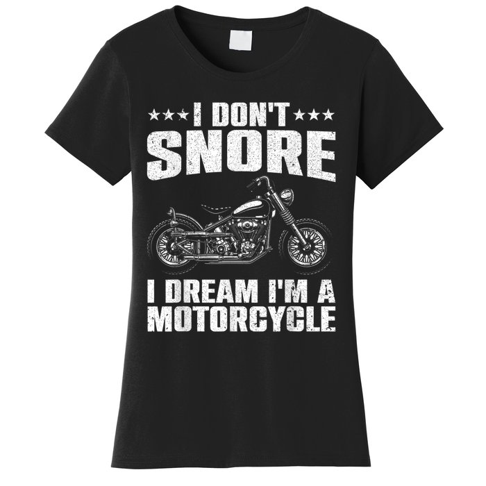 Funny Motorcycle Lover Graphic Women Men Motorbike Rider Women's T-Shirt