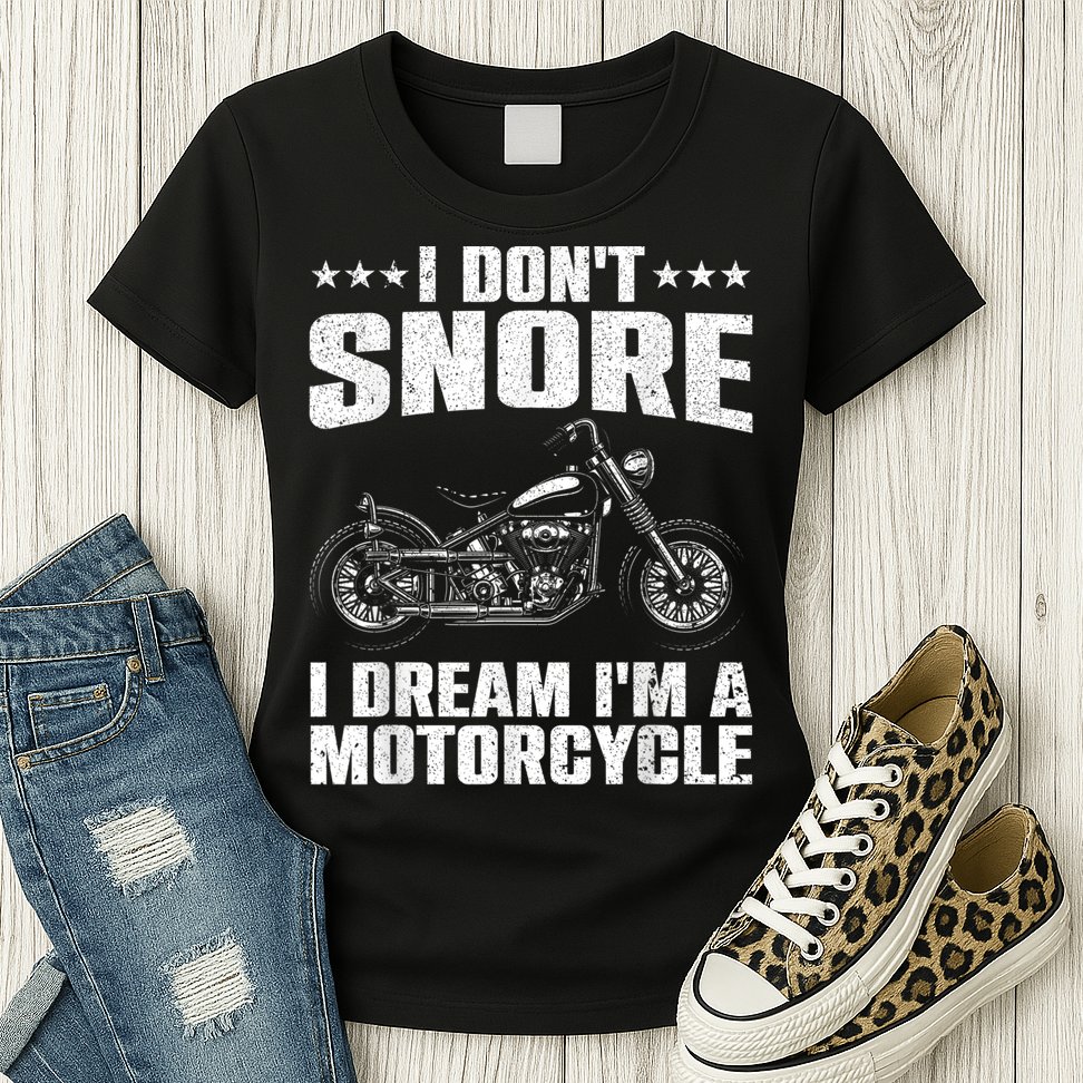 Funny Motorcycle Lover Graphic Women Men Motorbike Rider Womens T-Shirt