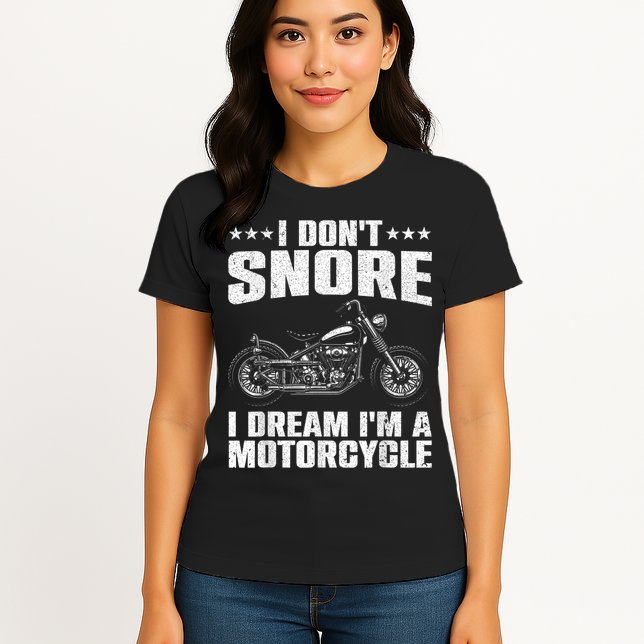 Funny Motorcycle Lover Graphic Women Men Motorbike Rider Womens T-Shirt