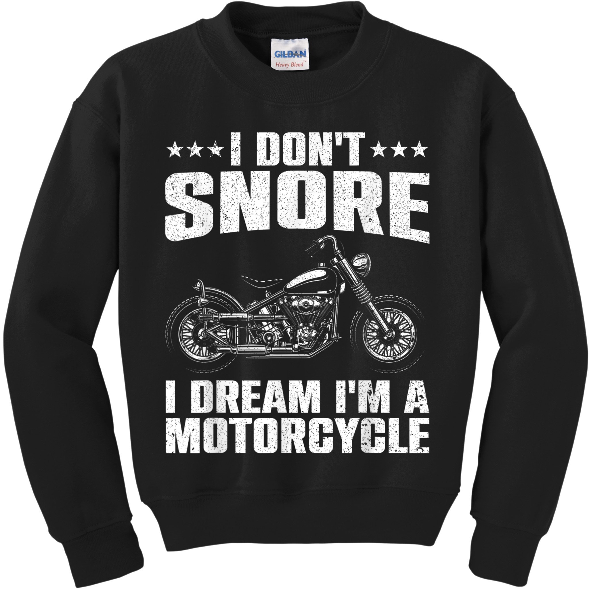 Funny Motorcycle Lover Graphic Women Men Motorbike Rider Kids Sweatshirt