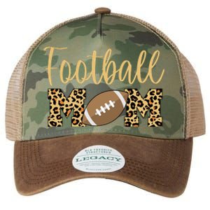 Football Mom Leopard Cute Logo Fan Legacy Tie Dye Trucker Hat