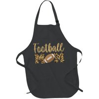 Football Mom Leopard Cute Logo Fan Apron