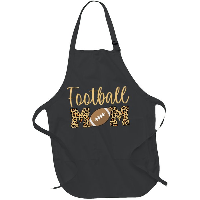 Football Mom Leopard Cute Logo Fan Apron