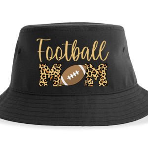 Football Mom Leopard Cute Logo Fan Sustainable Bucket Hat