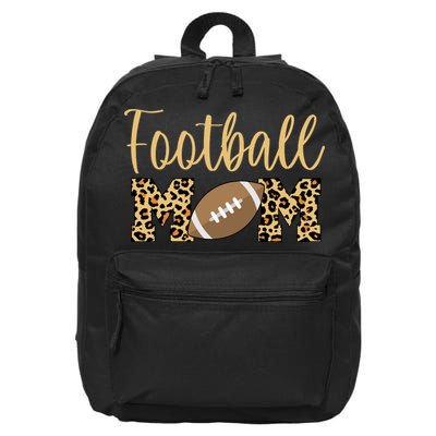 Football Mom Leopard Cute Logo Fan 16 in Basic Backpack