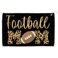 Football Mom Leopard Cute Logo Fan Grommeted Golf Towel