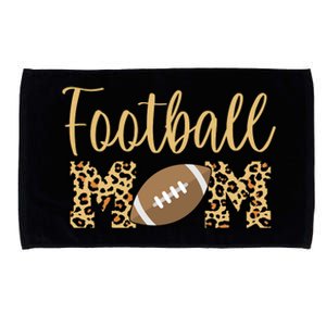 Football Mom Leopard Cute Logo Fan Microfiber Hand Towel