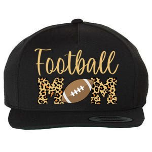 Football Mom Leopard Cute Logo Fan Wool Snapback Cap