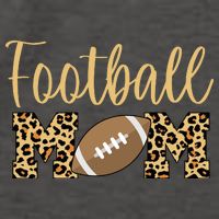 Football Mom Leopard Cute Logo Fan Vector Backpack