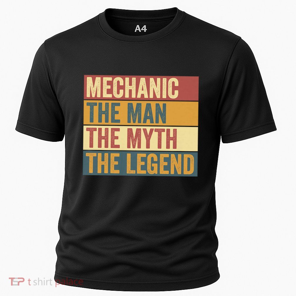 Funny Mechanic Legend Saying Cooling Performance Crew T-Shirt