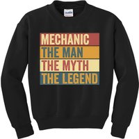 Funny Mechanic Legend Saying Kids Sweatshirt