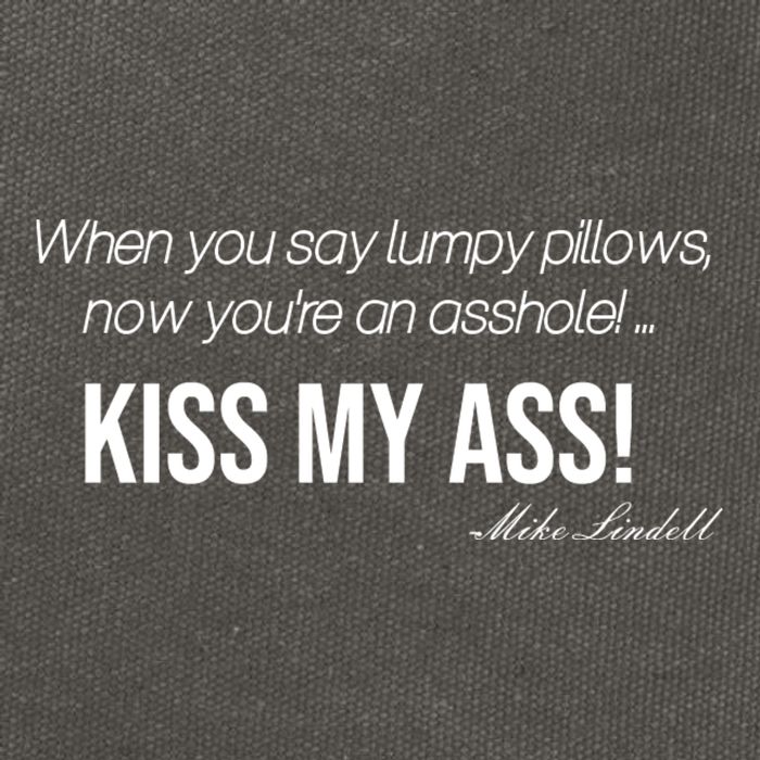 Funny Mike Lindell Lumpy Pillows Now Youre An Asshole Kiss My Ass Cotton Canvas Backpack